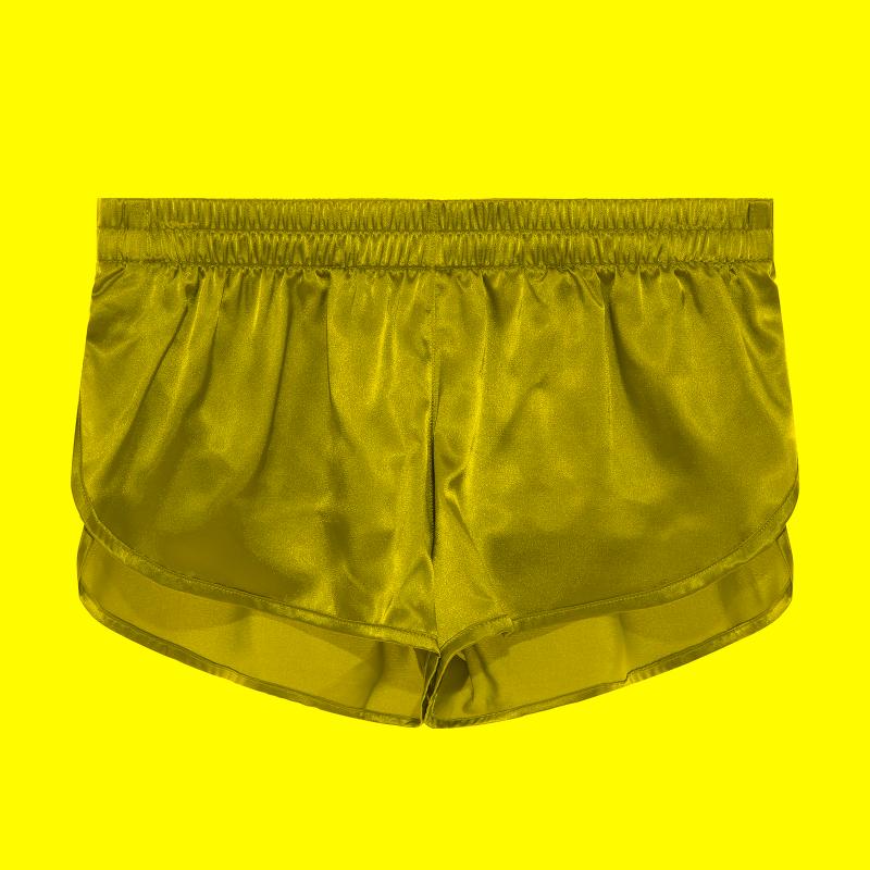 Underpants Men's Panties Solid Color Low Waist Satin Shorts Boxers Gay Underwear Side Split Elastic Waistband NightwearUnderpants, White
Underpants Men's Panties Solid Color Low Waist Satin Shorts Boxers Gay Underwear Side Split Elastic Waistband NightwearUnderpants, White
