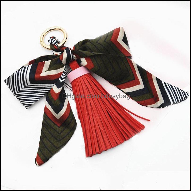 Keychains Fashion Accessories Scarves Key Chain Bowknot Exquisite Decoration Pu Leather Tassels For Girl Women Bag Acessory Dh1Rf
Keychains Fashion Accessories Scarves Key Chain Bowknot Exquisite Decoration Pu Leather Tassels For Girl Women Bag Acessory Dh1Rf