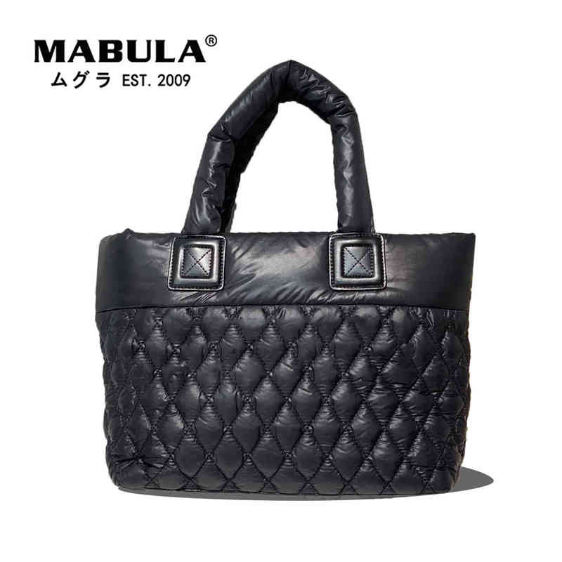 HBP Shopping Bag Mabula Women Quilted Tote Bookbag Handbag Branded Soft Nylon Square Top Trade Laptop Bag for Work 220723
HBP Shopping Bag Mabula Women Quilted Tote Bookbag Handbag Branded Soft Nylon Square Top Trade Laptop Bag for Work 220723