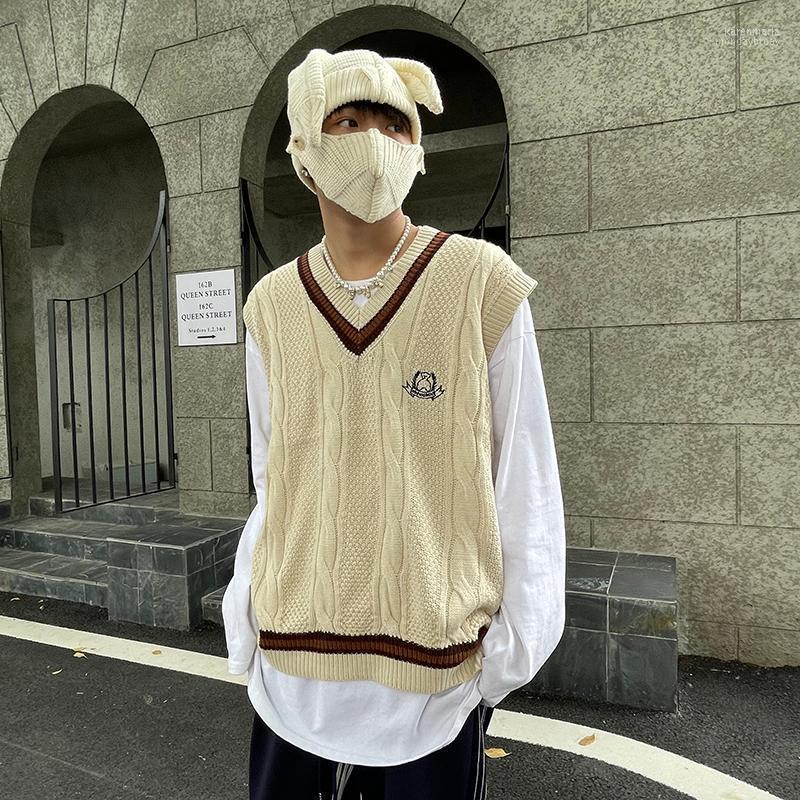 Men's Vests American Retro Sweater Vest Male Ins Tide Brand College Style Loose Couple Kare22, Black
Men's Vests American Retro Sweater Vest Male Ins Tide Brand College Style Loose Couple Kare22, Black