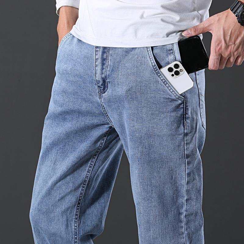 Men's Jeans 2022 Spring Men Light Blue Stretch Cotton Anti-theft Zipper Tooling Denim Trousers Male Brand Regular Fit Pants
Men's Jeans 2022 Spring Men Light Blue Stretch Cotton Anti-theft Zipper Tooling Denim Trousers Male Brand Regular Fit Pants