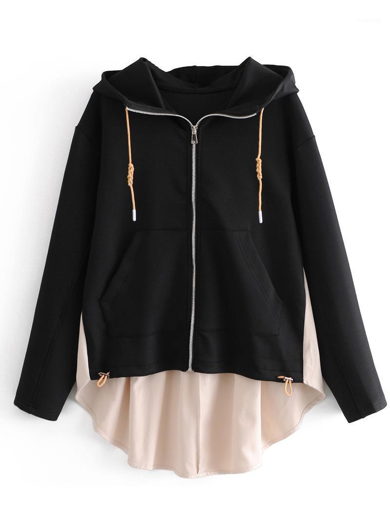 Fall 86111 Europe And The United States Women' Wear Loose Zipper Stitching Fleece Single Female Hoodies & Sweatshirts, See chart
Fall 86111 Europe And The United States Women' Wear Loose Zipper Stitching Fleece Single Female Hoodies & Sweatshirts, See chart