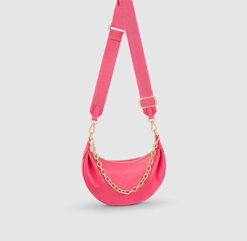 TZ Ladies bags Over The Moon cowhide Handbag Designer Wide Strap Embroidered Crossbody Bags Adjustable and Detachable Straps Evening Chain Clutch Bag M59915#Pink, Pink
TZ Ladies bags Over The Moon cowhide Handbag Designer Wide Strap Embroidered Crossbody Bags Adjustable and Detachable Straps Evening Chain Clutch Bag M59915#Pink, Pink