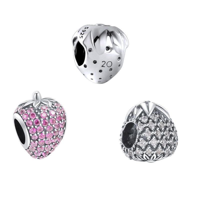 Other Top Quality Pave Strawberry Pineapple Cherry Fruits Beads Charms Fit Bracelets & Bangles 925 Sterling Silver JewelryOther OtherOth
Other Top Quality Pave Strawberry Pineapple Cherry Fruits Beads Charms Fit Bracelets & Bangles 925 Sterling Silver JewelryOther OtherOth