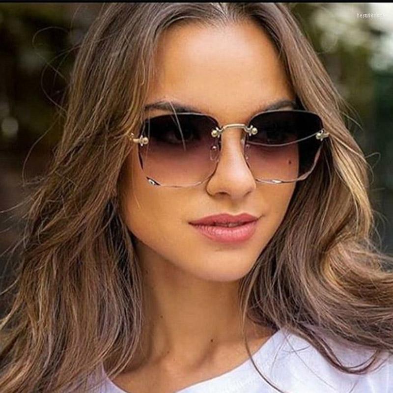 Sunglasses Square Women Rimless Shades Gradient Glasses Elegant Female Pink Sun Feminino UV400SunglassesSunglasses
Sunglasses Square Women Rimless Shades Gradient Glasses Elegant Female Pink Sun Feminino UV400SunglassesSunglasses