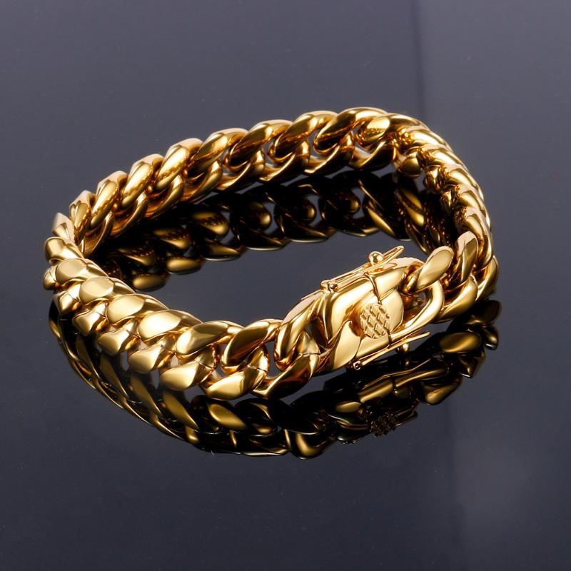 Chains Design Hip-Hop Golden Curb Cuban Link Chain For Women Men 316L Stainless Steel Miami Bracelets Gold Choker Fashion JewelryChains
Chains Design Hip-Hop Golden Curb Cuban Link Chain For Women Men 316L Stainless Steel Miami Bracelets Gold Choker Fashion JewelryChains