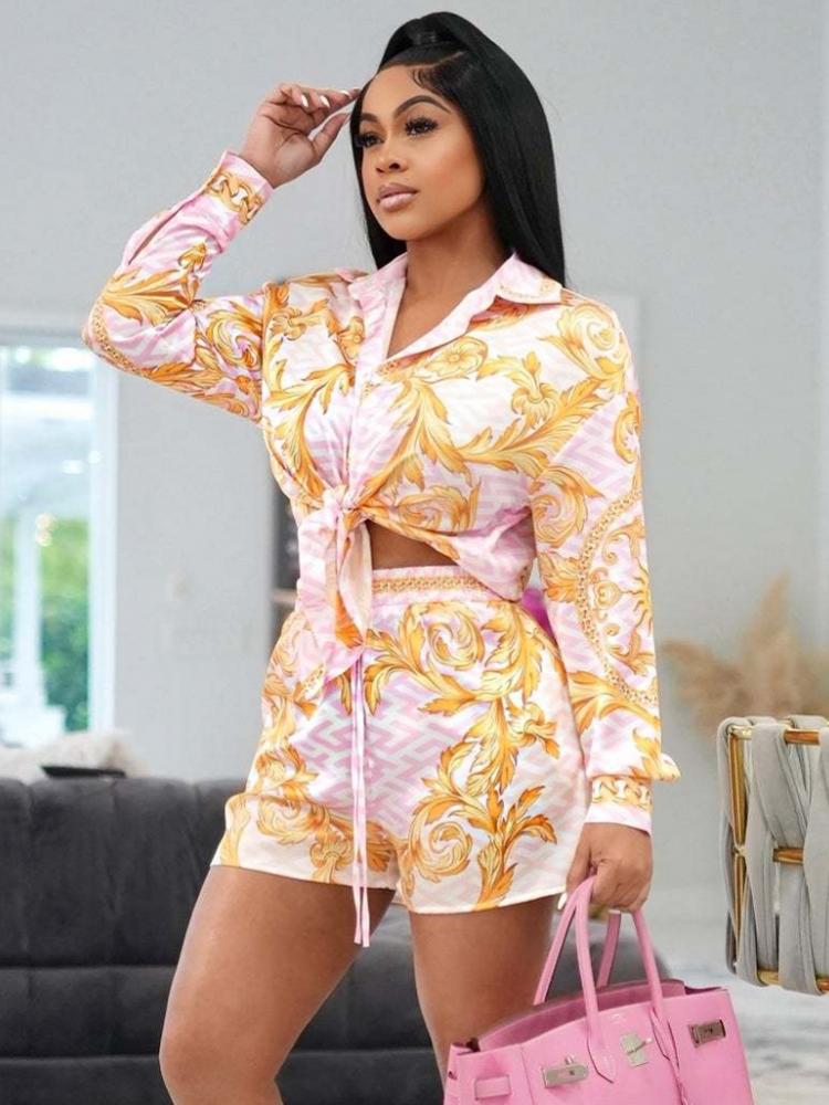 Women' Tracksuits Women Suit 2022 Casual Loose Long Sleeve Shirt Summer Tops And Mini Shorts Suits Fashion Tracksuit Two Piece Set OutfitsW, Purple
Women' Tracksuits Women Suit 2022 Casual Loose Long Sleeve Shirt Summer Tops And Mini Shorts Suits Fashion Tracksuit Two Piece Set OutfitsW, Purple