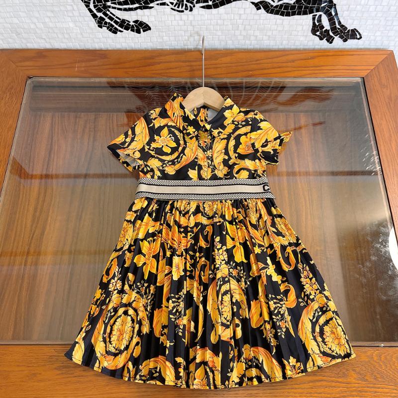 Girl's Dresses Luxury Printed Short Sleeve Girls Dress 2022 Latest Style European And American Fashion Retro Trend Thin Waist Shirt SkirtGir, Black
Girl's Dresses Luxury Printed Short Sleeve Girls Dress 2022 Latest Style European And American Fashion Retro Trend Thin Waist Shirt SkirtGir, Black