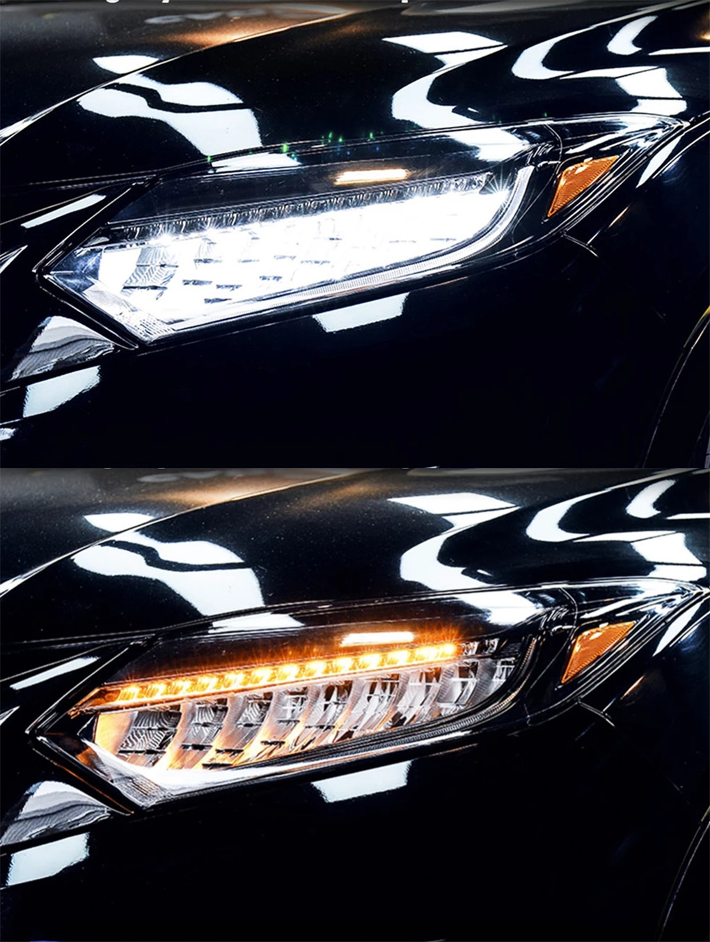 Head Lamp Assembly For HR-V LED Headlight 20 15-20 18 Headlights HRV Vezel High Beam Angel Eye Turn Signal Running Lights