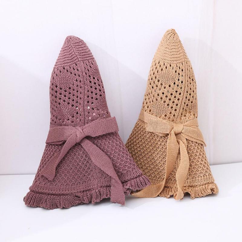 Visors Bucket Hat Trendy Ribbon Bow Decoration Lady Summer Hollowed-out Comfortable Wear Sun HatVisors, Khaki
Visors Bucket Hat Trendy Ribbon Bow Decoration Lady Summer Hollowed-out Comfortable Wear Sun HatVisors, Khaki