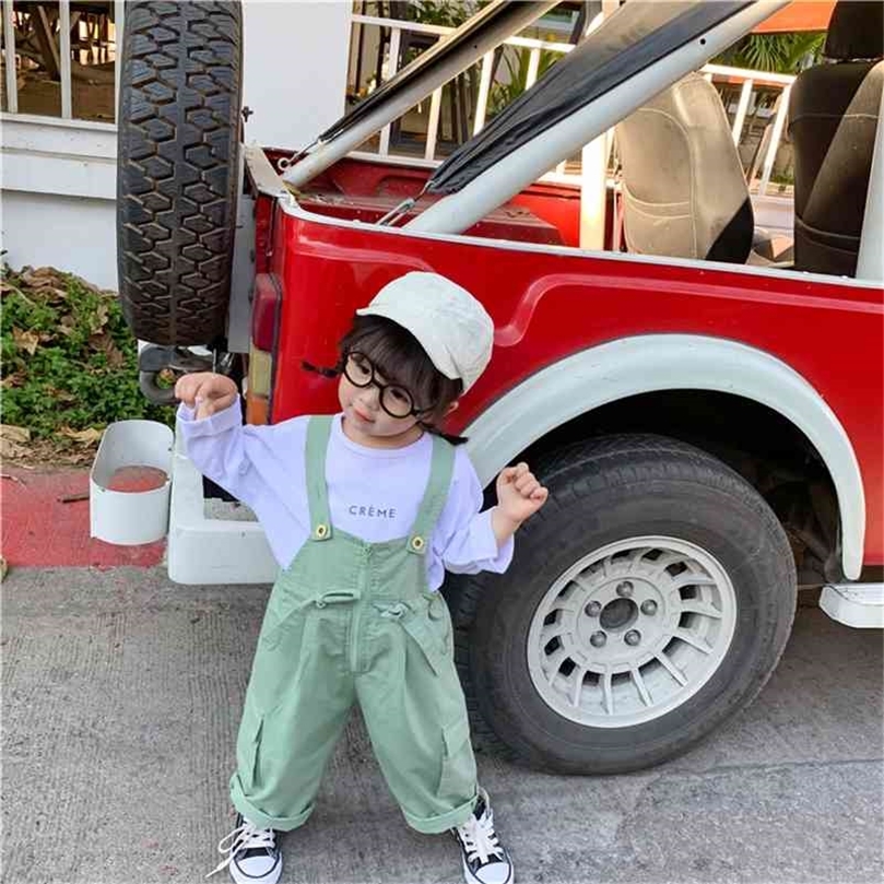 Fashion girls solid color oversized overalls boys cotton fashion loose suspender trousers 210708, Green overalls
Fashion girls solid color oversized overalls boys cotton fashion loose suspender trousers 210708, Green overalls