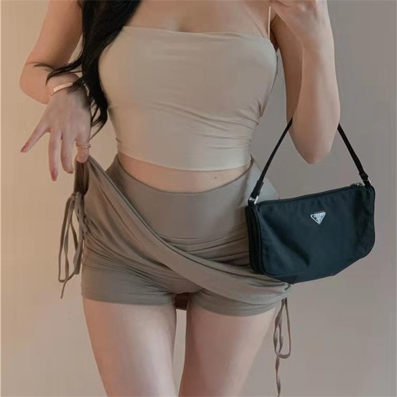 Skirts Female Harajuku Summer Autumn Period Ladies Thread Side Draw String Elastic Sexy Mini Skirts Womens Chic 220701