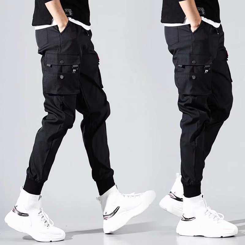newMen' Autumn Multiple Pockets Trousers Hip Hop Sports designer Jogger Casual Mens Utility Cargo Track Pants, Black
newMen' Autumn Multiple Pockets Trousers Hip Hop Sports designer Jogger Casual Mens Utility Cargo Track Pants, Black