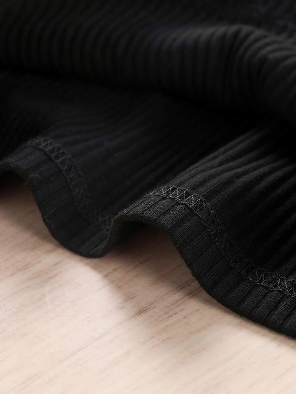 Toddler Girls Dobby Mesh Panel Top & Pleated Skirt SHE