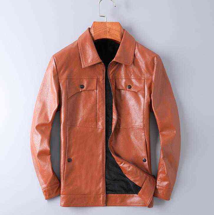 Autumn Leather Coats Men Slim Faux Leather Jackets Mens Leisure Outer Tops Men's Biker Jacket Outerwear Plus Size 4XL T220728, Brown
Autumn Leather Coats Men Slim Faux Leather Jackets Mens Leisure Outer Tops Men's Biker Jacket Outerwear Plus Size 4XL T220728, Brown