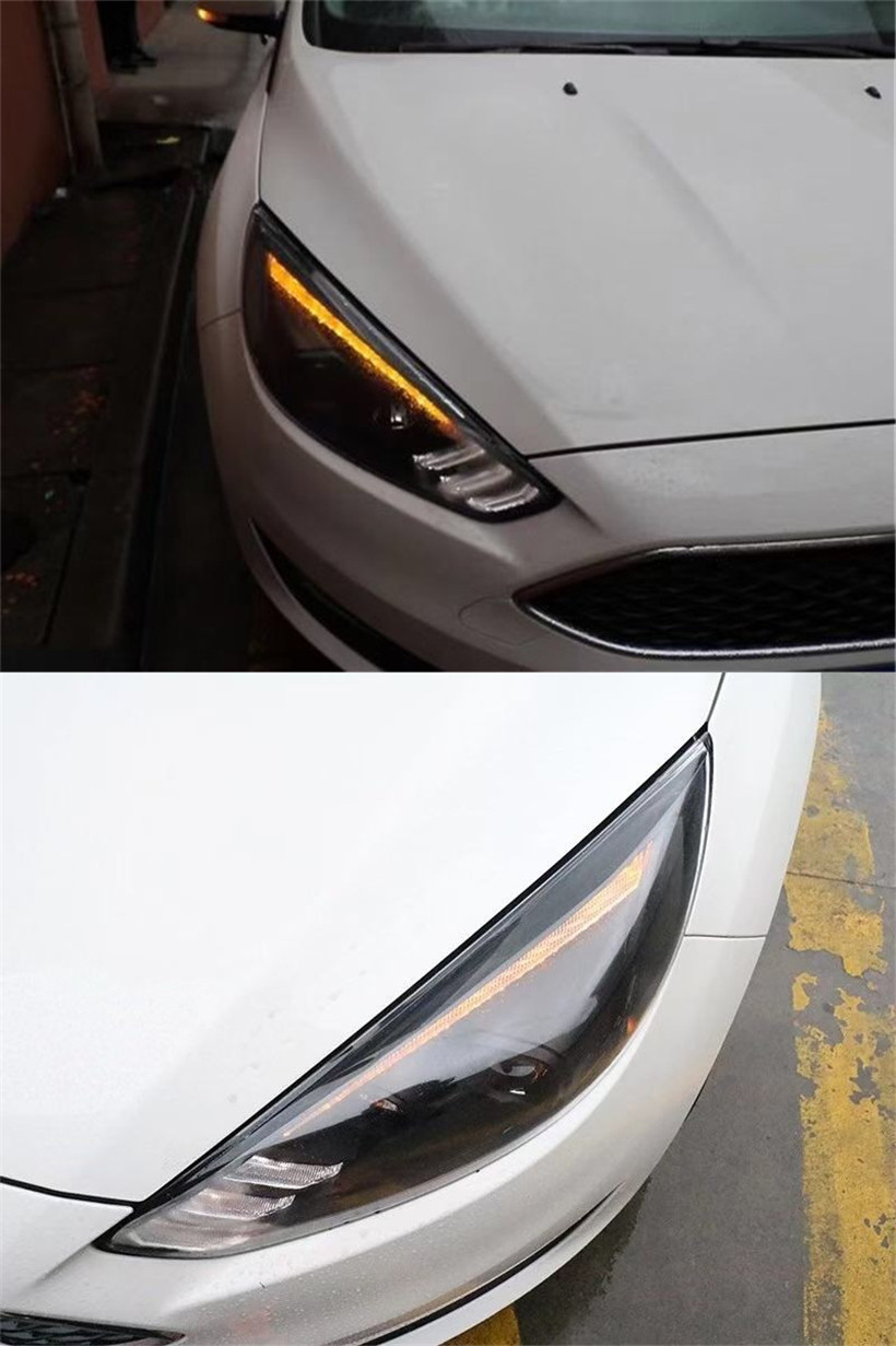Head Lamp For Ford Focus LED Headlight 20 15-20 18 Car Running Light High Beam Headlights Angel Eye Front Lights