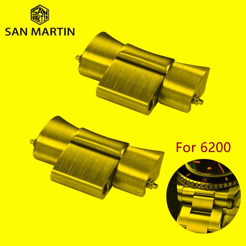 Watch Bands San Martin 6200 And BB58 Female Endlinks 20mm Parts Bracelet Accessories For SN004-G SN008-GWatch
Watch Bands San Martin 6200 And BB58 Female Endlinks 20mm Parts Bracelet Accessories For SN004-G SN008-GWatch