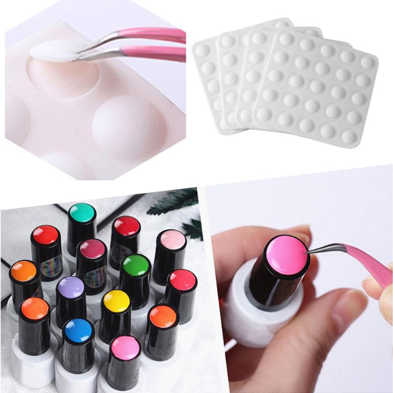Nail Art Kits 25Pcs DIY White Silicone Label Sticker Gel Polish Color Button Adhesive Paster Set Fashion Manicure Display Holder Tool
Nail Art Kits 25Pcs DIY White Silicone Label Sticker Gel Polish Color Button Adhesive Paster Set Fashion Manicure Display Holder Tool