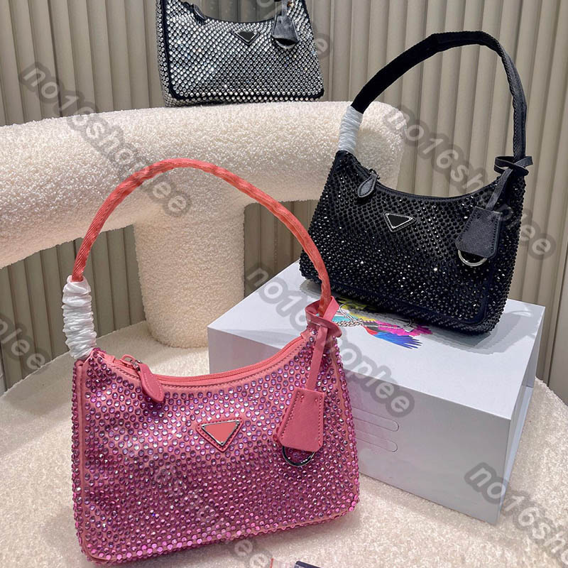 2022 reedition crystal hobo underarm bag designer women shoulder bags handbag fashion glitter tote bag lady purse, No bag
2022 reedition crystal hobo underarm bag designer women shoulder bags handbag fashion glitter tote bag lady purse, No bag