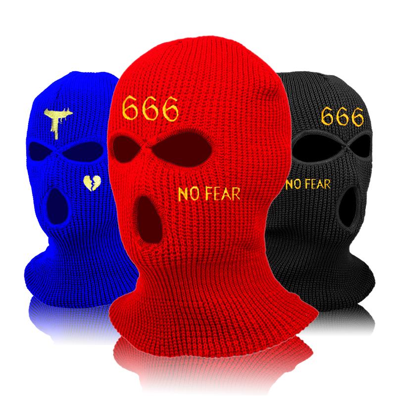 Berets 3-Hole Knitted Full Face Covering Adult Balaclava Warm Ski Thin Winter Bike Cycling BalaclavaBerets, As picture 1
Berets 3-Hole Knitted Full Face Covering Adult Balaclava Warm Ski Thin Winter Bike Cycling BalaclavaBerets, As picture 1