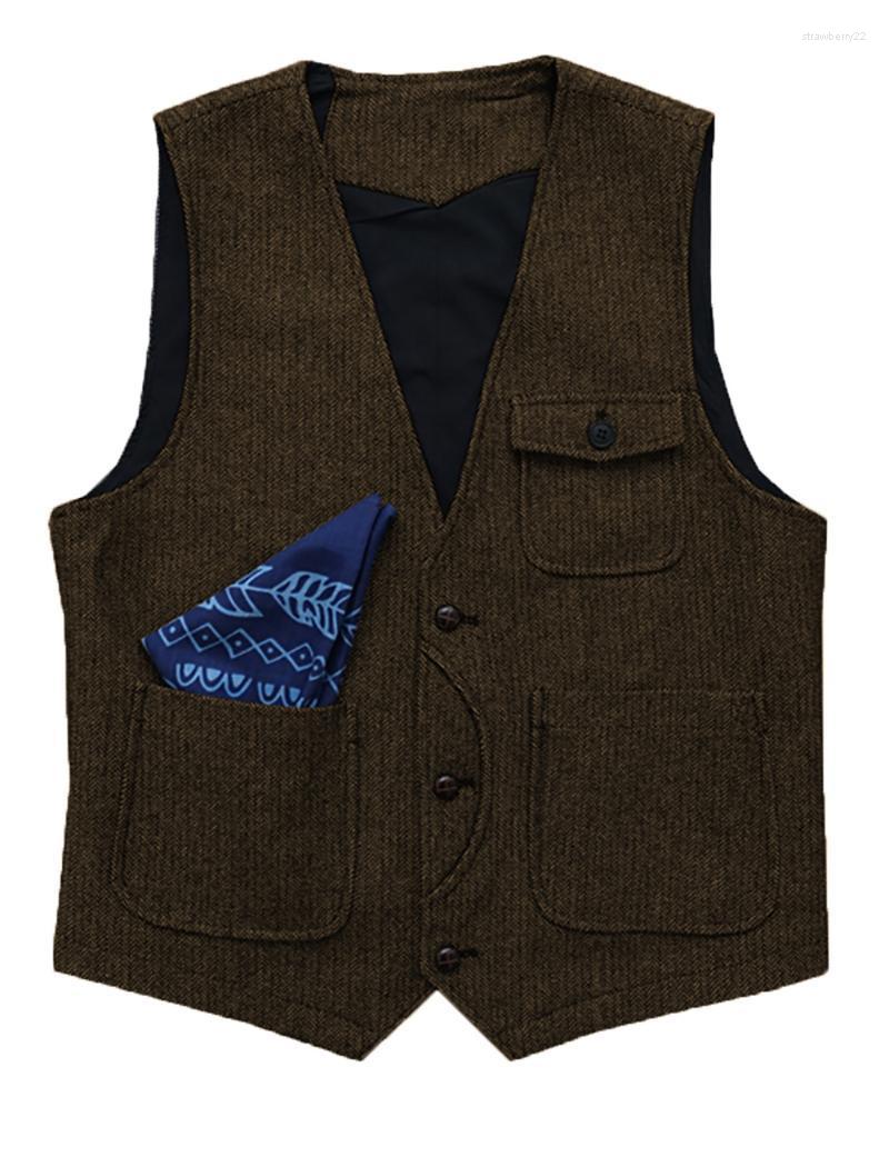 Men's Vests Herringbone Wool Casual Suit Vest Slim Tweed V-neck Waistcoat Groommen For Wedding Party Custom Made Stra22, Green
Men's Vests Herringbone Wool Casual Suit Vest Slim Tweed V-neck Waistcoat Groommen For Wedding Party Custom Made Stra22, Green