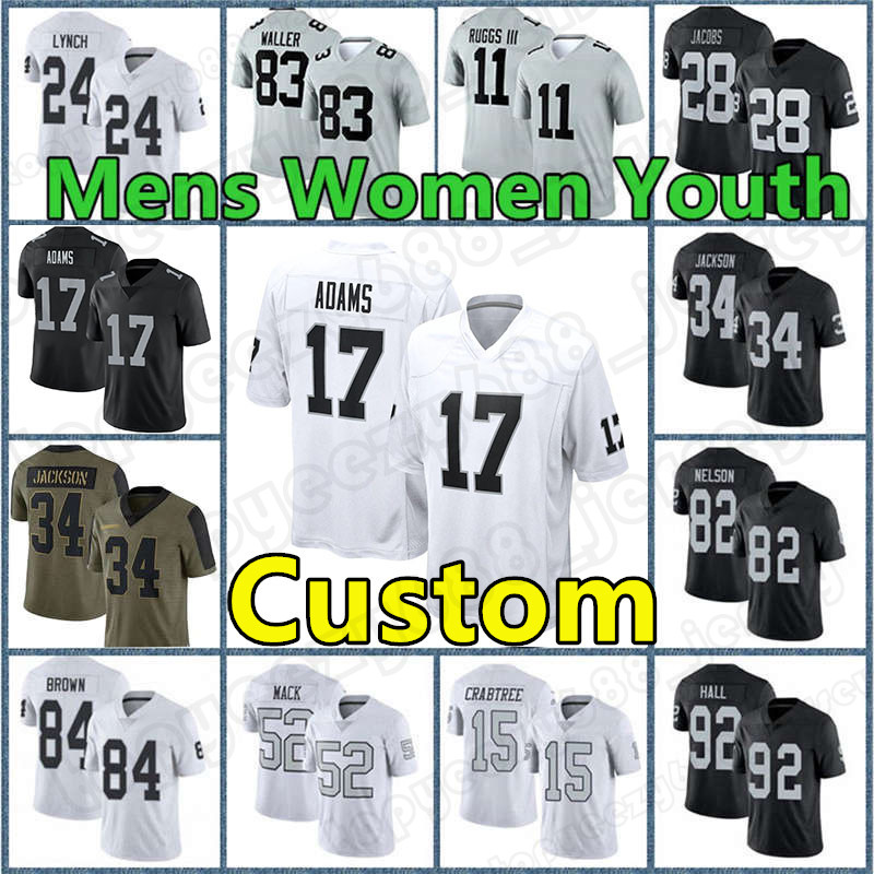 28 Josh Jacobs Custom 17 Davante Adams Mens 34 Bo Jackson 4 Derek Carr Football Jerseys Darren Waller Women Johnathan Abram Youth Henry Ruggs III Howie Long, Custom women(t x z)
28 Josh Jacobs Custom 17 Davante Adams Mens 34 Bo Jackson 4 Derek Carr Football Jerseys Darren Waller Women Johnathan Abram Youth Henry Ruggs III Howie Long, Custom women(t x z)