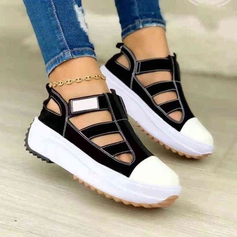 Dress Shoes Canvas Shoes Women Sandals Casual Wedge Platform High Heels Hollow Sports Shoes 220721, Black
Dress Shoes Canvas Shoes Women Sandals Casual Wedge Platform High Heels Hollow Sports Shoes 220721, Black