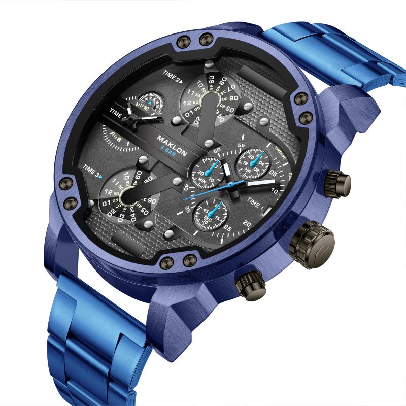 Wristwatches Luxury Dual Time Display Business Watches For Red Steel Strip Sport Quartz Chronograph Watch Dz Style Relogio Masculino, Gold
Wristwatches Luxury Dual Time Display Business Watches For Red Steel Strip Sport Quartz Chronograph Watch Dz Style Relogio Masculino, Gold