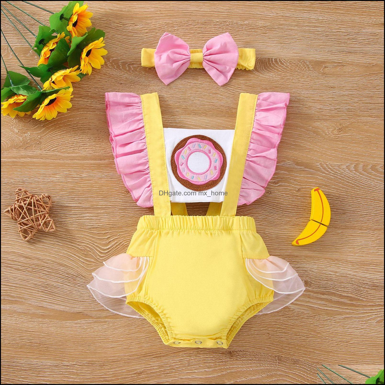 Rompers JumpsuitsRompers Baby Kids Clothing Baby Maternity Girls Donut Romper Infant Ruffle Flying Sle Dhjzw, Pink
Rompers JumpsuitsRompers Baby Kids Clothing Baby Maternity Girls Donut Romper Infant Ruffle Flying Sle Dhjzw, Pink