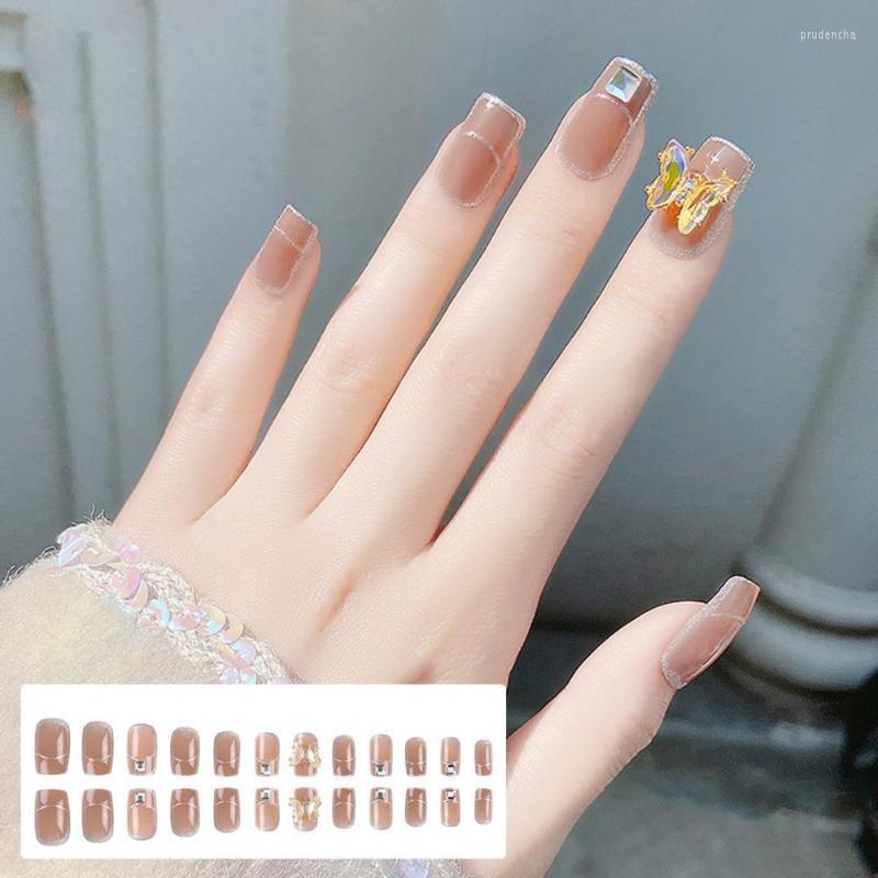 False Nails 24Pcs Fake Useful Relieve Boredom Butterfly Remove Easily Fadeless Nail Patches Prud22
False Nails 24Pcs Fake Useful Relieve Boredom Butterfly Remove Easily Fadeless Nail Patches Prud22