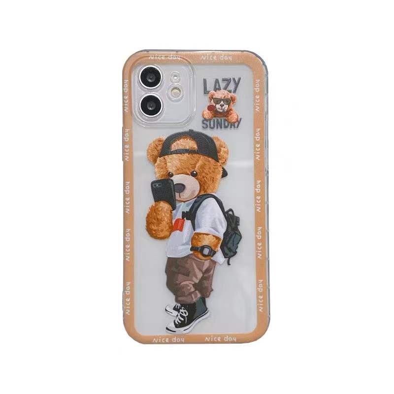 Fashion Cases Brand Bear Phone Case For iPhone 7 Max 7S XR 12 Mini SE 6 8 Plus 11 13 Pro X XS 6S Cute Transparent Soft Silicone Cover Trend Fundas, Style 7
Fashion Cases Brand Bear Phone Case For iPhone 7 Max 7S XR 12 Mini SE 6 8 Plus 11 13 Pro X XS 6S Cute Transparent Soft Silicone Cover Trend Fundas, Style 7
