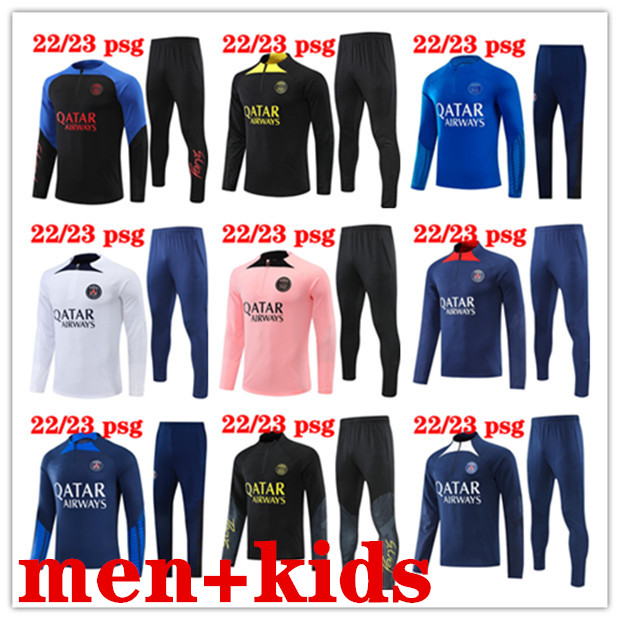 22 23 MBAPPE psgs soccer jerseys tracksuit Maillots 2022 2023 men kids training suit kit sets uniform enfants, 18
22 23 MBAPPE psgs soccer jerseys tracksuit Maillots 2022 2023 men kids training suit kit sets uniform enfants, 18