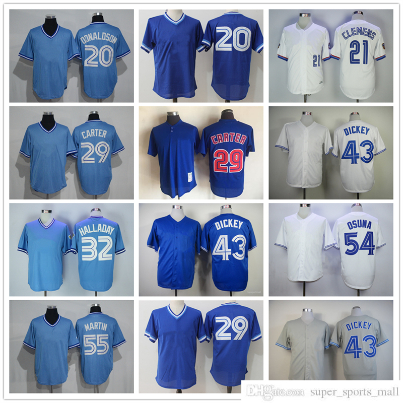 Vintage College Baseball Wears Jersey 20 Josh Donaldson 43 R.A. Dickey 54 Roberto Osuna 55 Russell Martin Blank Jerseys Men Women Youth Size S--XXXL, As picture
Vintage College Baseball Wears Jersey 20 Josh Donaldson 43 R.A. Dickey 54 Roberto Osuna 55 Russell Martin Blank Jerseys Men Women Youth Size S--XXXL, As picture