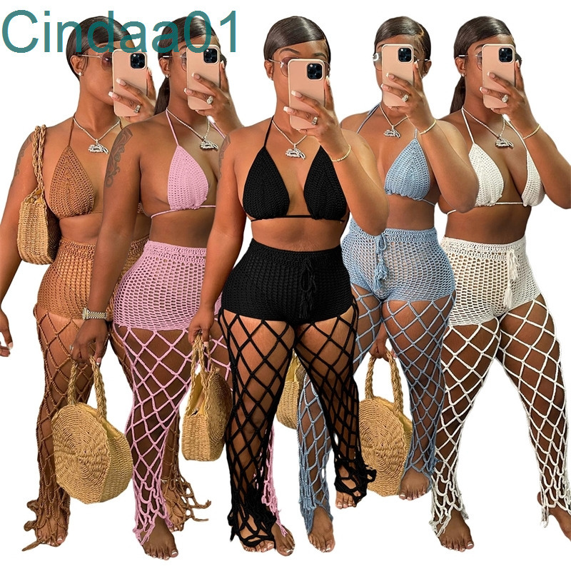 2022 Summer Clothes Womens Hollow Out Perspective Two Piece Set Beach Style Fishing Net Hook Sexy Suit, Black
2022 Summer Clothes Womens Hollow Out Perspective Two Piece Set Beach Style Fishing Net Hook Sexy Suit, Black