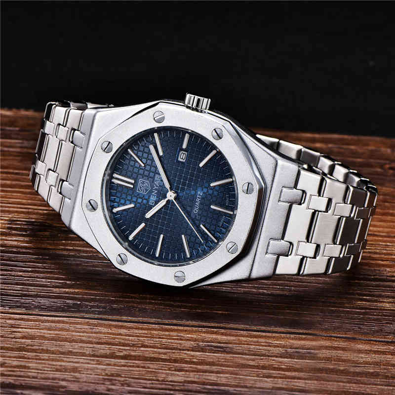 Wrist watch BENYAR Top Brand Men's Quartz Watches Luxury Business Sports Waterproof Calendar Stainless Steel Relogio Masculino, Silverblack
Wrist watch BENYAR Top Brand Men's Quartz Watches Luxury Business Sports Waterproof Calendar Stainless Steel Relogio Masculino, Silverblack