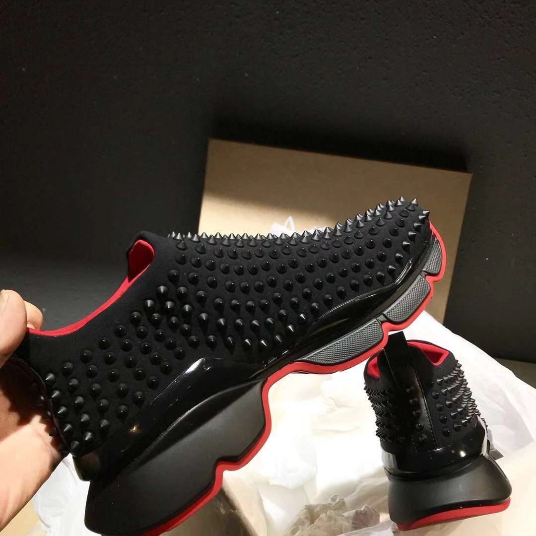 Men casual shoes spikes sneaker red bottoms shoe luxury designer sneaker Space Run spiked sock donna Flat Neoprene Multicolors
Men casual shoes spikes sneaker red bottoms shoe luxury designer sneaker Space Run spiked sock donna Flat Neoprene Multicolors