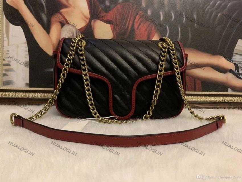 Top Quality Messenger Bags Women Leather Marmont Handbags Luxury Designer Handbag Purse Womens Chain Shoulder Bags Fashion Crossbody Bag Wallet Tote 5 Color, Customize
Top Quality Messenger Bags Women Leather Marmont Handbags Luxury Designer Handbag Purse Womens Chain Shoulder Bags Fashion Crossbody Bag Wallet Tote 5 Color, Customize