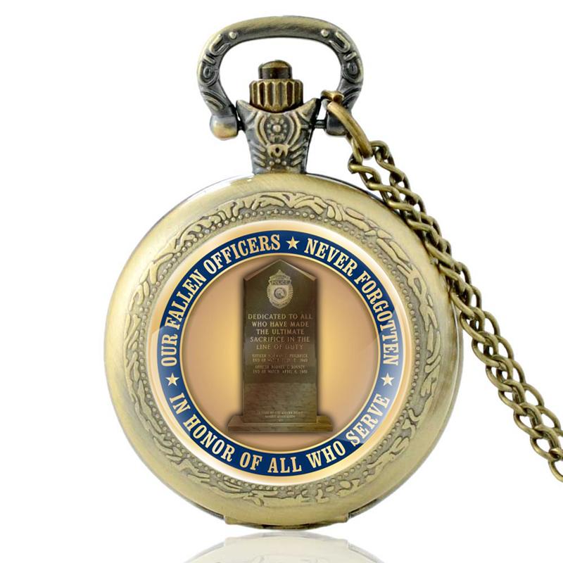 Pocket Watches Antique Our Fallen Officers Never Forgotten Glass Cabochon Quartz Watch Vintage Men Women Pendant Necklace GiftsPocket, Black
Pocket Watches Antique Our Fallen Officers Never Forgotten Glass Cabochon Quartz Watch Vintage Men Women Pendant Necklace GiftsPocket, Black
