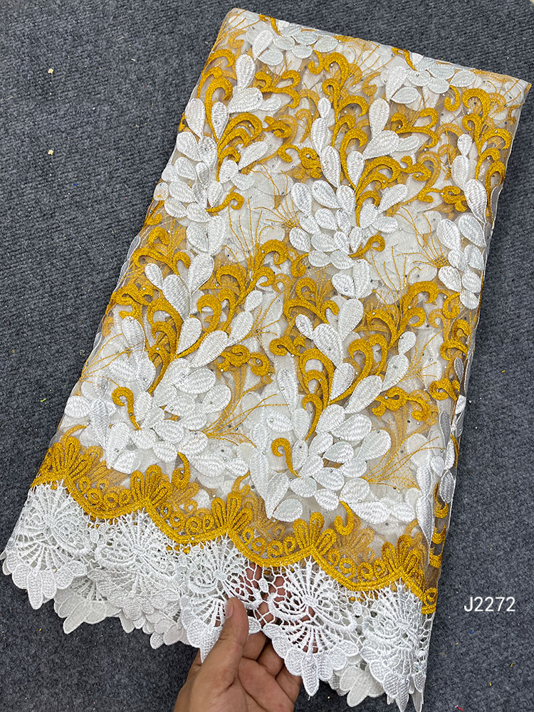 2022 New Fashion 5Yards High Quality African Tulle Fabric French Tulle Cord Lace Wedding Dresses J2272
2022 New Fashion 5Yards High Quality African Tulle Fabric French Tulle Cord Lace Wedding Dresses J2272