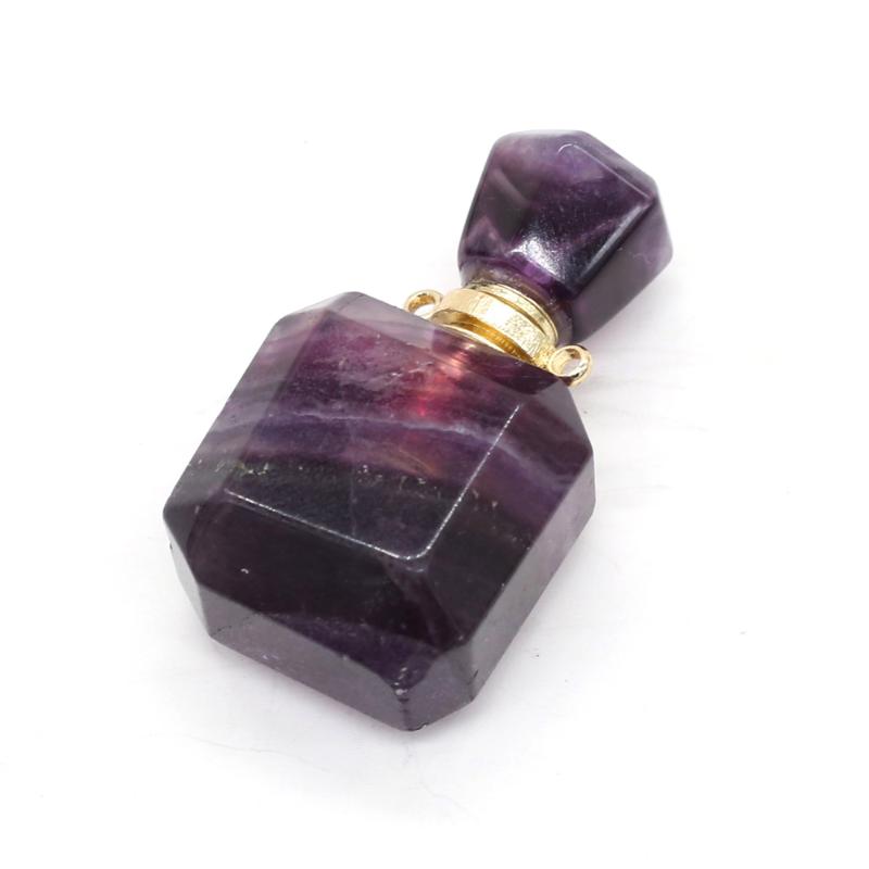 Pendant Necklaces Natural Gems Stone Perfume Bottle Charms Essential Oil Diffuser Amethyst Pendants For DIY Jewelry Making Gift
Pendant Necklaces Natural Gems Stone Perfume Bottle Charms Essential Oil Diffuser Amethyst Pendants For DIY Jewelry Making Gift