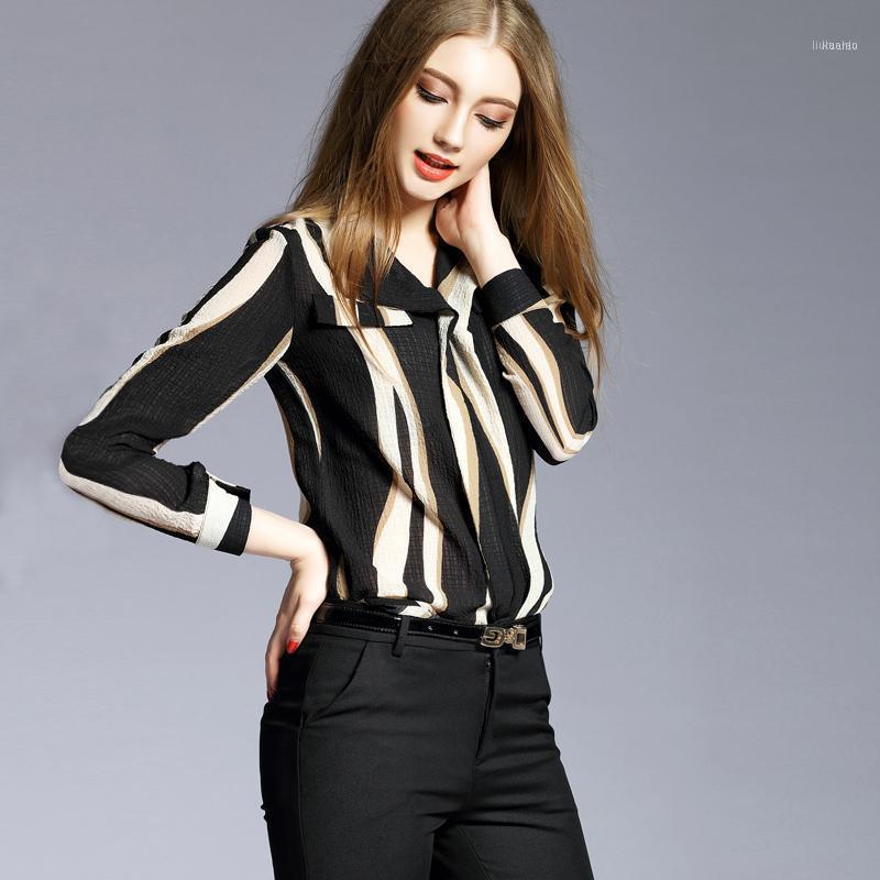 Women' Blouses & Shirts Head Chiffon Blouse Female Spring And Autumn V-neck Vertical Stripes Shirt Women Loose Tops Long Sleeve -4xl, Stripe
Women' Blouses & Shirts Head Chiffon Blouse Female Spring And Autumn V-neck Vertical Stripes Shirt Women Loose Tops Long Sleeve -4xl, Stripe