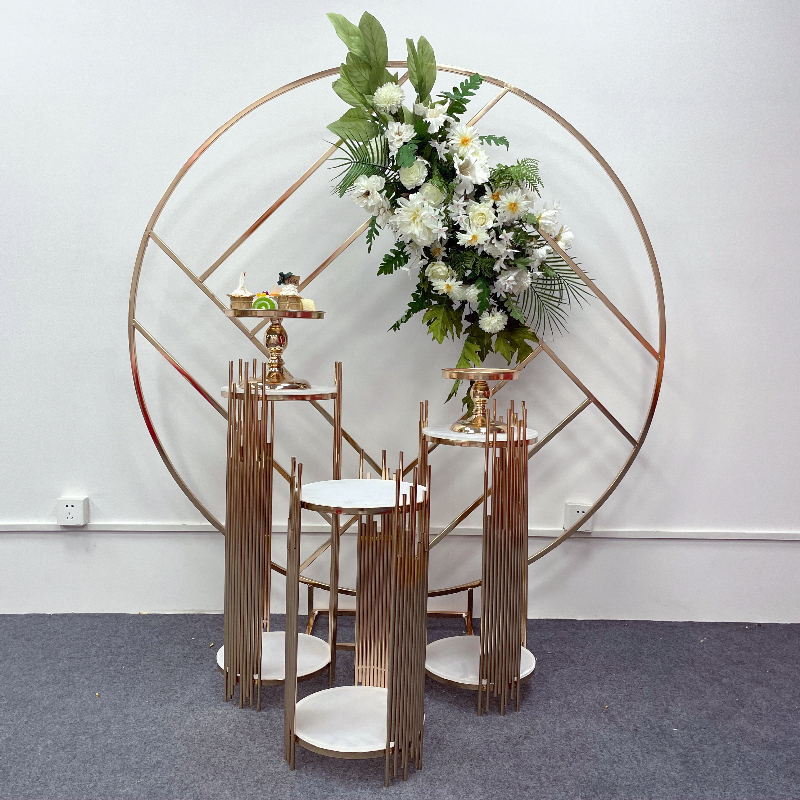 7PCS Outdoor Garden Wedding Decoration Dry Flower Backdrop Arch Home Hotel Dessert Cake Table Baptism Birthday Party Cupcake Candy Cookie Foods Decora