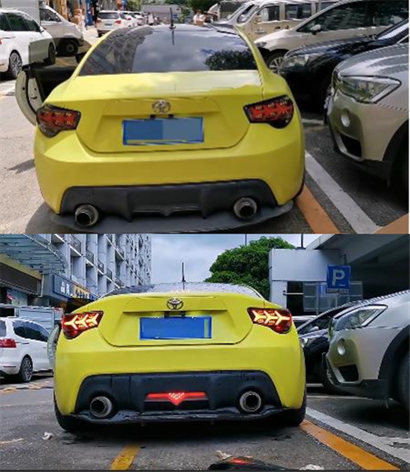 Automobile Tail Lamp For FT86 GT86 LED Tail Light 20 12-20 18 Subaru BRZ Rear Fog Brake Reverse Lighting Accessories
