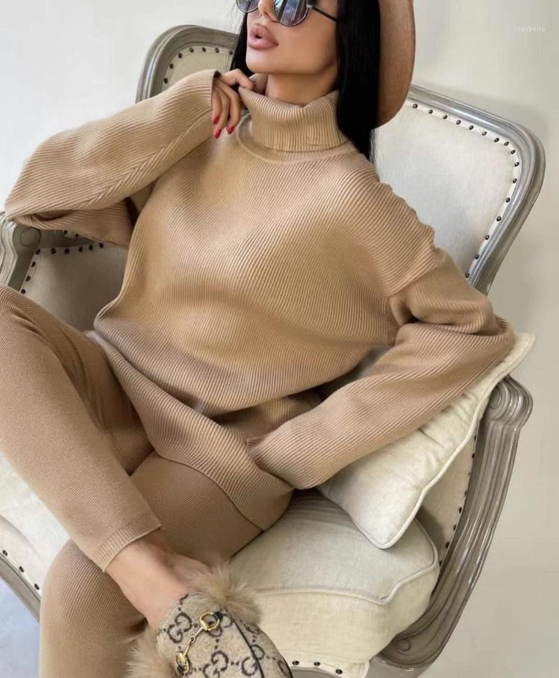 Women's Two Piece Pants 2022FW Autumn Luxury Women Knitted Sweater Jumpers Casual Long Trouse Female Chic Suits Sets 4 Color Gdnz 10.27, Beige
Women's Two Piece Pants 2022FW Autumn Luxury Women Knitted Sweater Jumpers Casual Long Trouse Female Chic Suits Sets 4 Color Gdnz 10.27, Beige