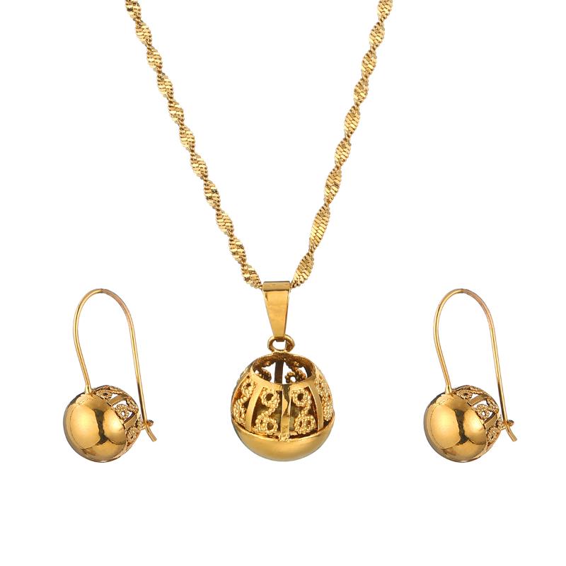 Earrings & Necklace African Gold Ball Bride Jewelry Sets For Women Ethiopian Pendant Middle Eastern Arab Wedding Ornaments JewelsEarrings, As pic
Earrings & Necklace African Gold Ball Bride Jewelry Sets For Women Ethiopian Pendant Middle Eastern Arab Wedding Ornaments JewelsEarrings, As pic