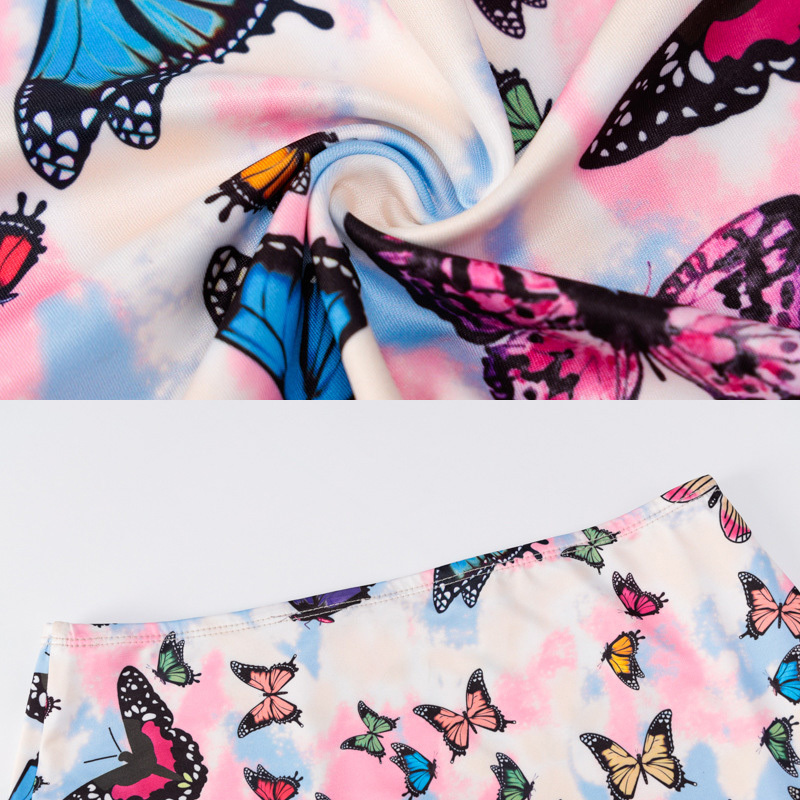 Stylish Haiti Flag Set Women's Short Dress and Top Sexy Halter Top Bodycon Skirt Suit For Club Casual Summer Women Clothing Set 220705