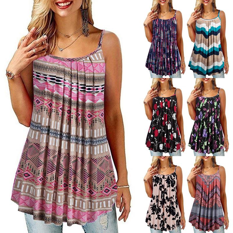 Women' Tanks & Camis -6XL Women Tank Top Casual Summer Printed Cami Sleeveless Loose Tee Vest Bohemian Style Female Vintage Pullover Stree, 03
Women' Tanks & Camis -6XL Women Tank Top Casual Summer Printed Cami Sleeveless Loose Tee Vest Bohemian Style Female Vintage Pullover Stree, 03