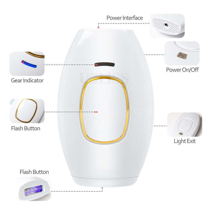 IPL Hair Removal Permanent Laser Epilator 600000 Flash Depilator for Women Poepilator Hair Remover Depilation Drop 220323
