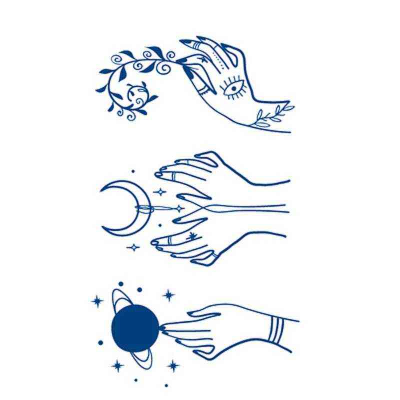 NXY Temporary Tattoo Animal Flower Plant Semi Permanent Stickers Waterproof and Sweat Proof Tiger Lion s Man Women 0330