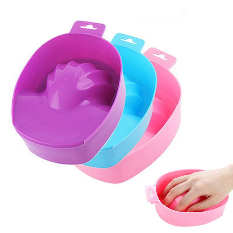 1pcs Nail Art Hand Wash Remover Soak Bowl DIY Salon Nail Spa Bath Treatment Manicure Tools Tazon De Remojo Para Removedor De Lavado